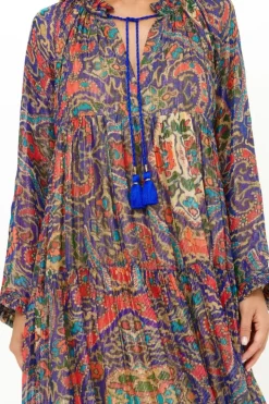 Best Balloon Sleeve Maxi- Persia Cobalt Maxis|Dresses