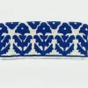 Sale Beaded Clutch- Marigold White Navy Accessories|Bags