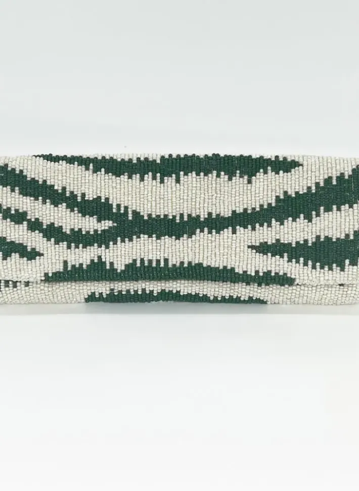 Clearance Beaded Clutch- Singita Forest Accessories|Bags