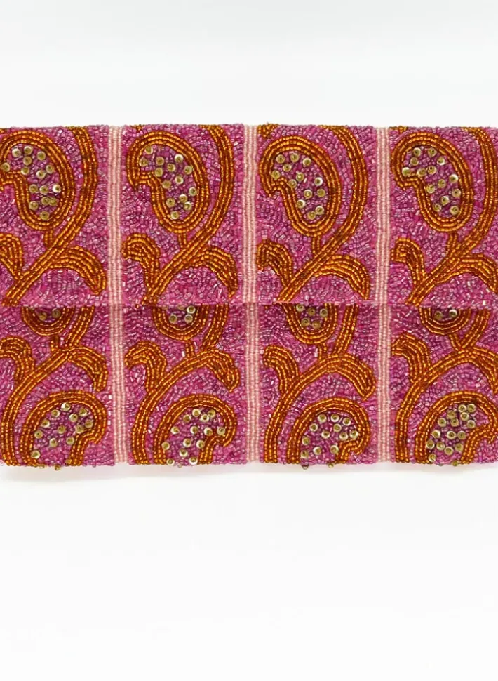Beaded Envelope- Samode Tangerine Accessories|Bags
