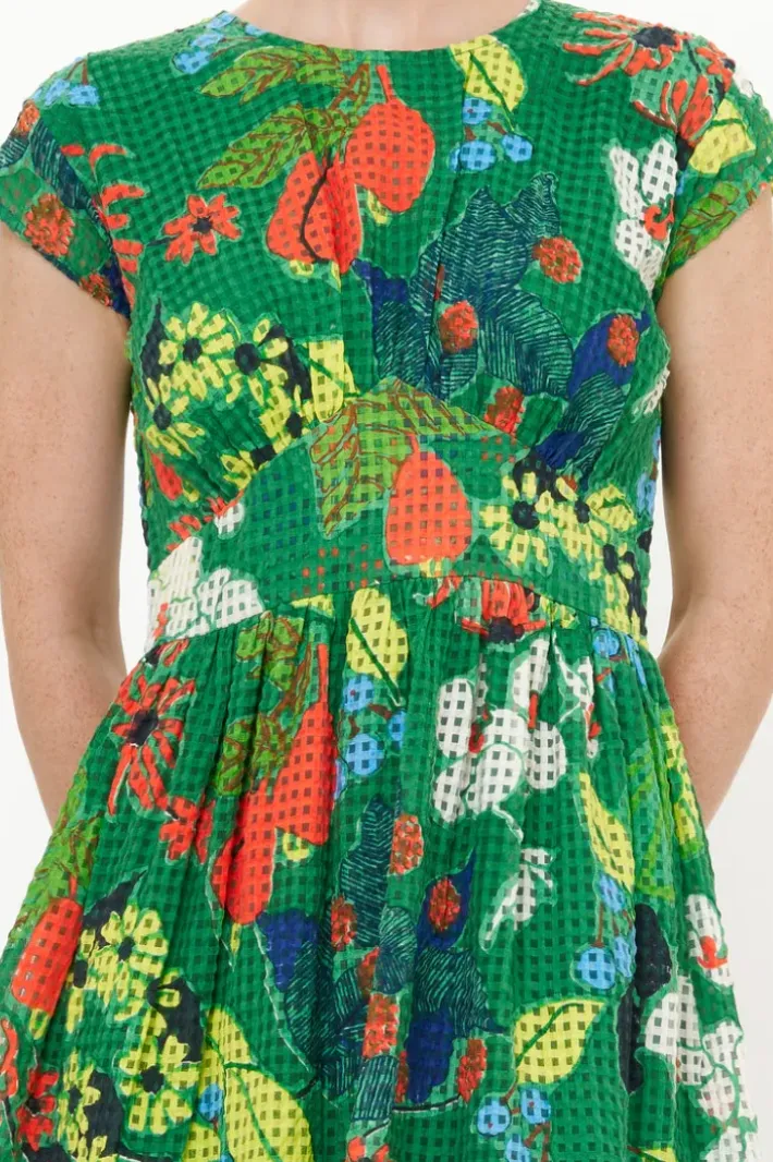 Online Cap Sleeve Midi- Sutton Green Midis|Dresses