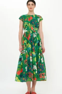 Online Cap Sleeve Midi- Sutton Green Midis|Dresses