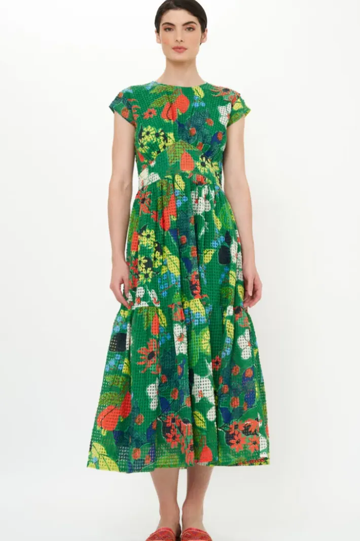 Online Cap Sleeve Midi- Sutton Green Midis|Dresses