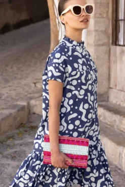 Outlet Cap Sleeve Mini- Acadia Navy Short & Mini Dresses|Dresses