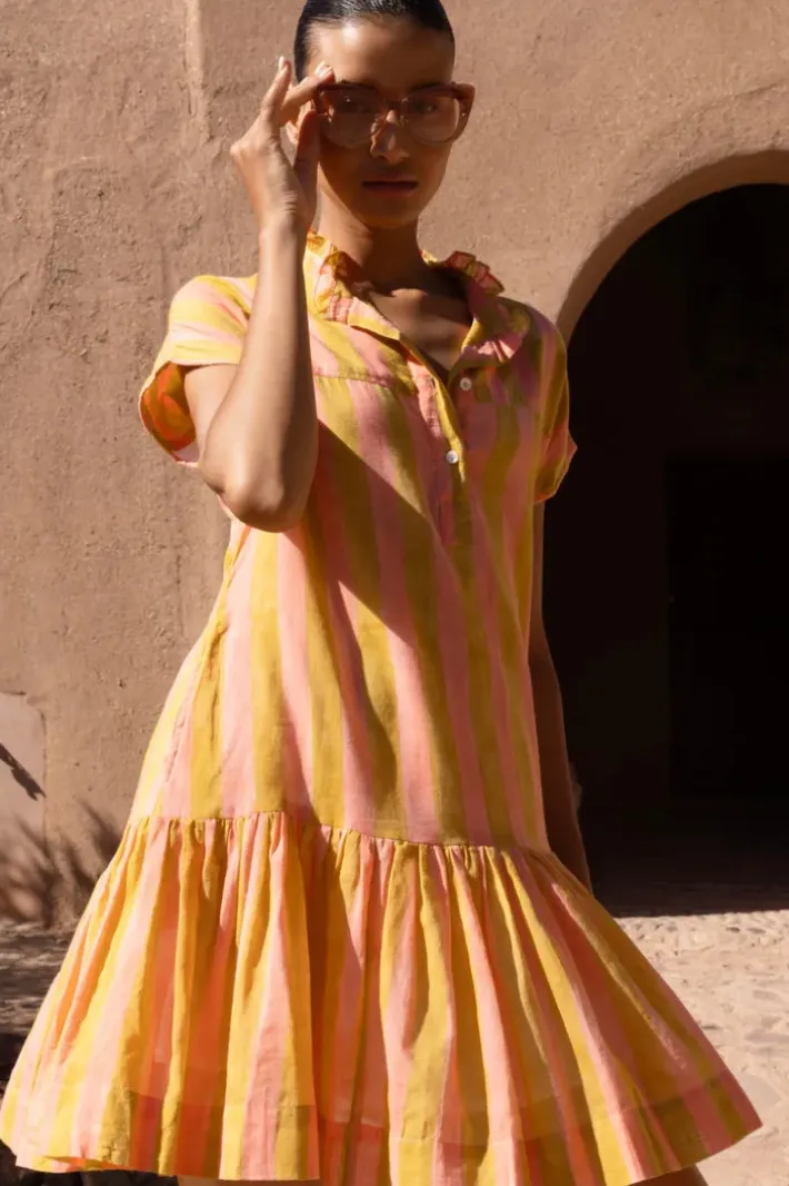 New Cap Sleeve Mini- Cabana Coral Short & Mini Dresses|Dresses