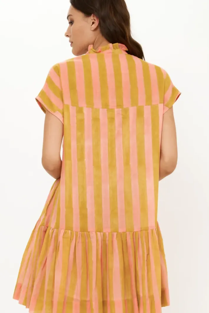 New Cap Sleeve Mini- Cabana Coral Short & Mini Dresses|Dresses
