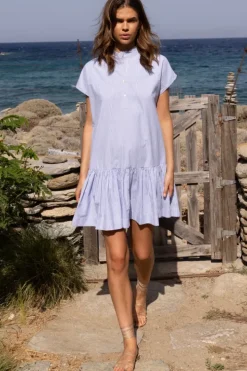 New Cap Sleeve Mini- Chatham Blue Short & Mini Dresses|Dresses