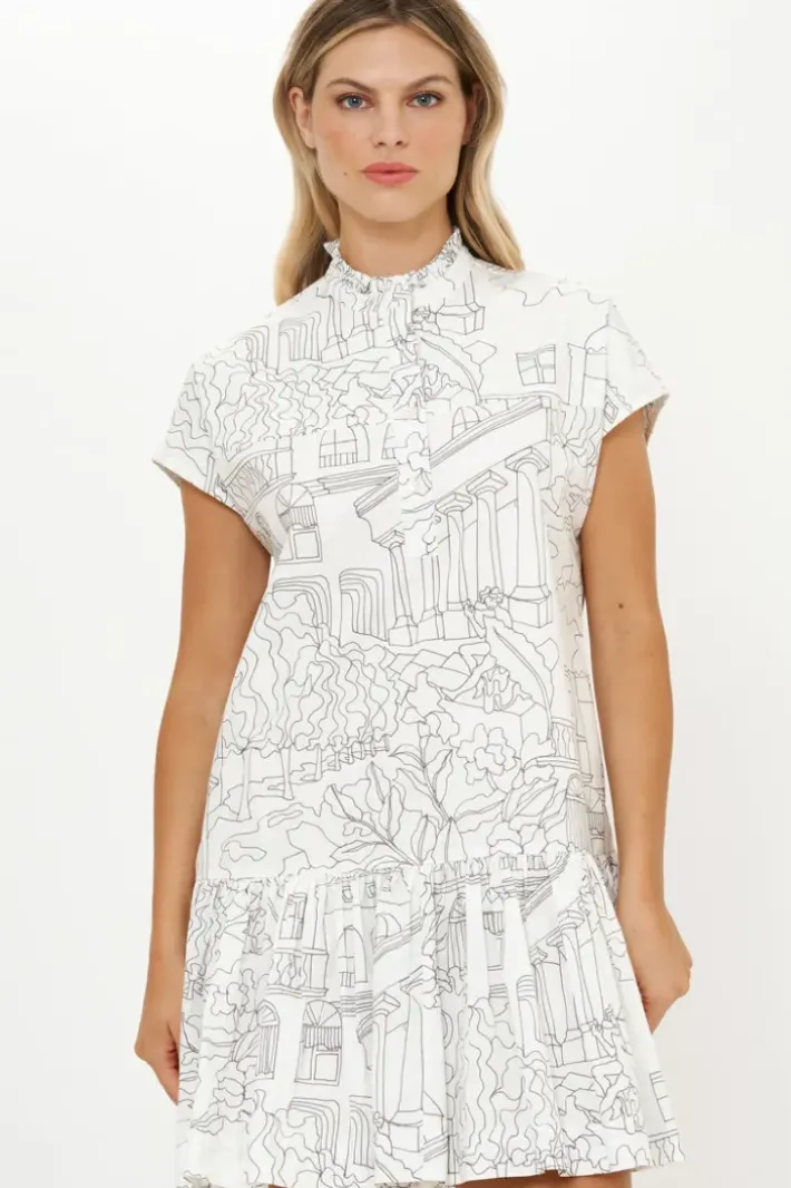 Cap Sleeve Mini- Roma White Short & Mini Dresses|Dresses
