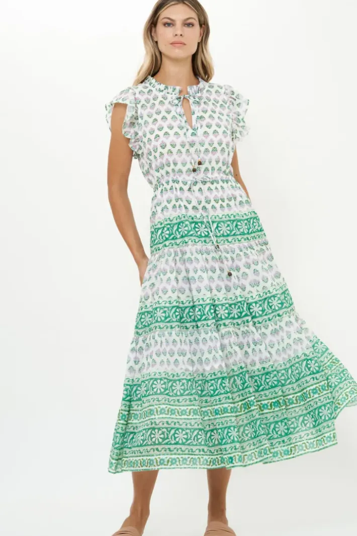 Online Cinched Flirty Midi- Bloom Lilac Midis|Dresses