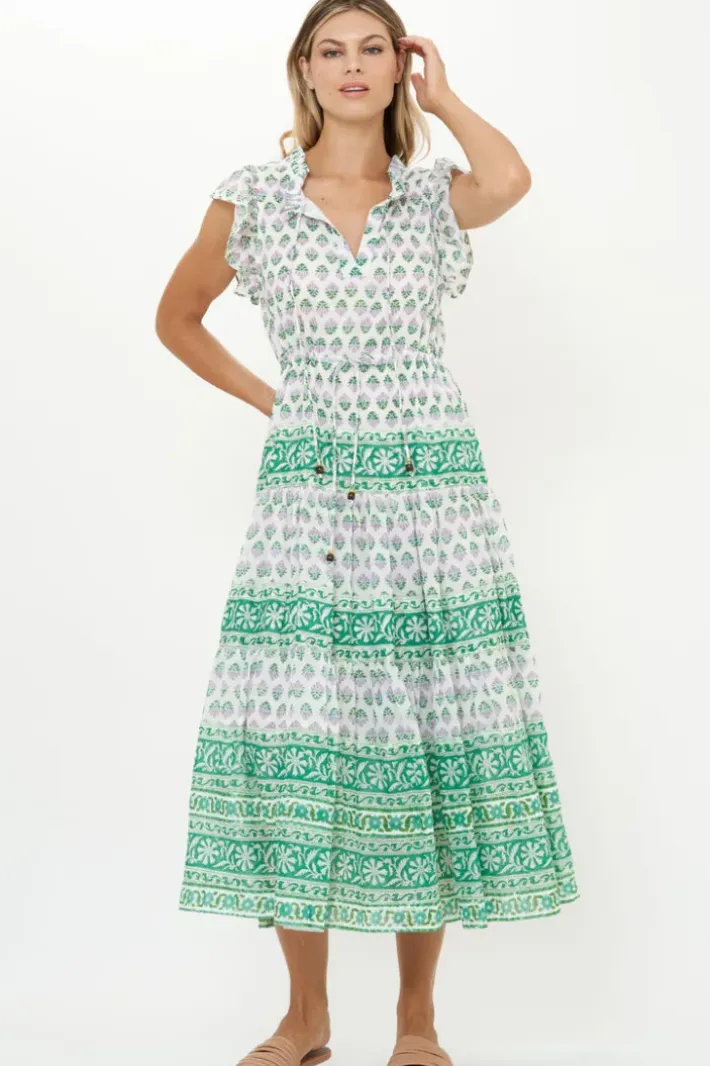 Online Cinched Flirty Midi- Bloom Lilac Midis|Dresses