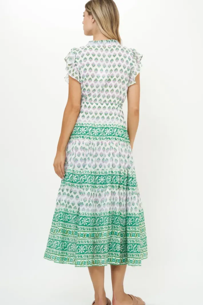 Online Cinched Flirty Midi- Bloom Lilac Midis|Dresses
