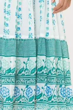 Best Cinched Flirty Midi- Boreggo Green Midis|Dresses