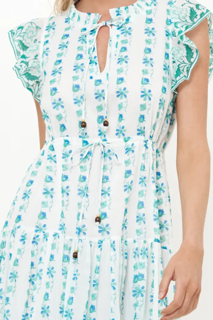 Best Cinched Flirty Midi- Boreggo Green Midis|Dresses