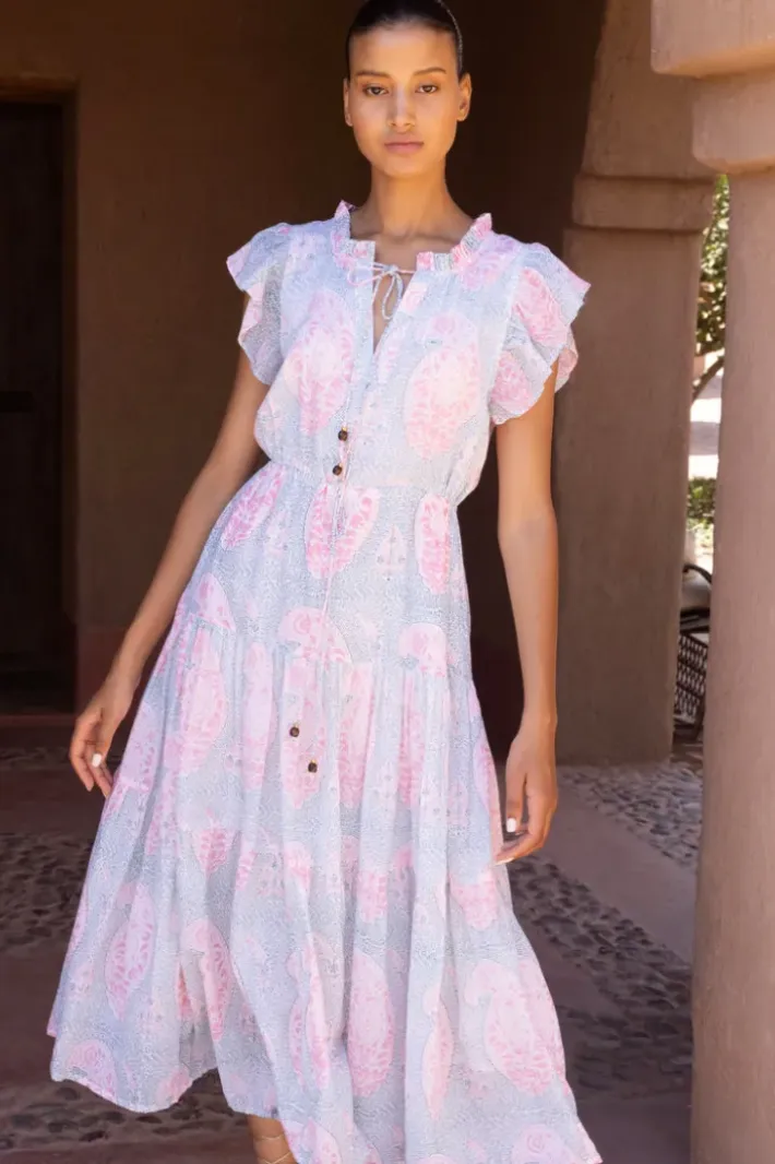Sale Cinched Flirty Midi- Samode Green Midis|Dresses