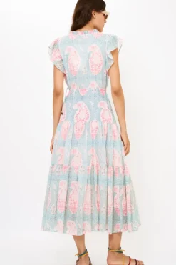 Sale Cinched Flirty Midi- Samode Green Midis|Dresses