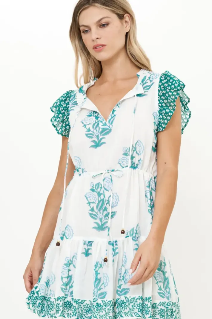 Hot Cinched Flirty Short- Salvia Green Short & Mini Dresses|Dresses