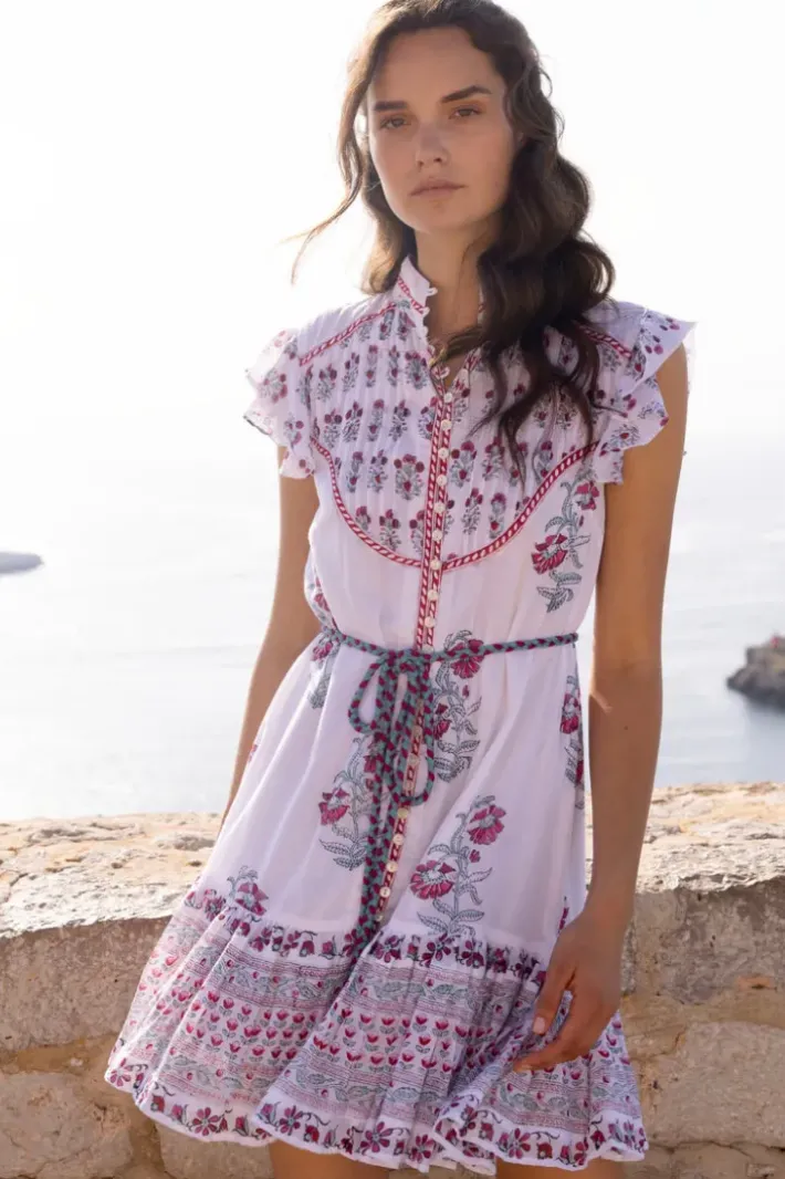Best Flirty High Neck Button Mini- Napa Red Short & Mini Dresses|Dresses