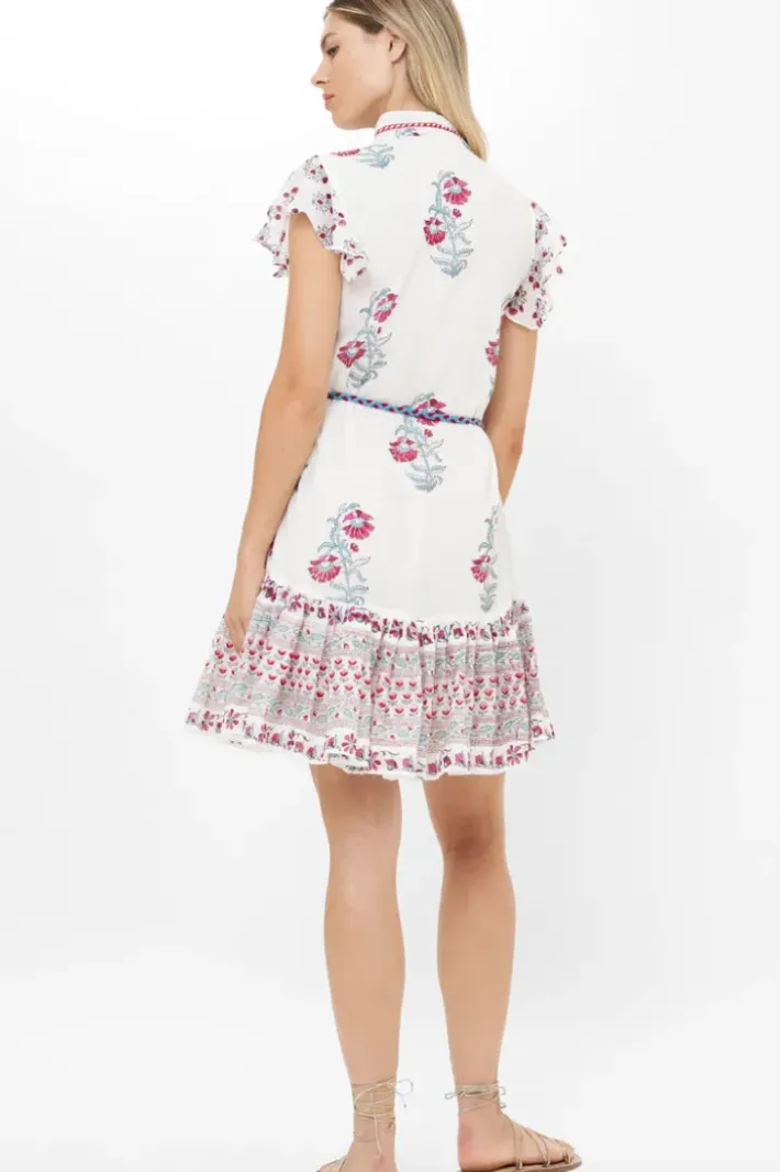 Best Flirty High Neck Button Mini- Napa Red Short & Mini Dresses|Dresses