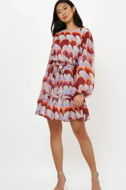 Hot Flirty Short Dress- Venice Cognac Short & Mini Dresses