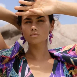 Best Kauai Earrings- Purple Accessories|Earrings