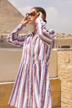 Hot Long Sleeve Shirt Dress Mini- Haveli Peri Short & Mini Dresses|Dresses