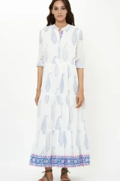 Hot Mandarin Maxi- Aptos Blue Maxis|Dresses