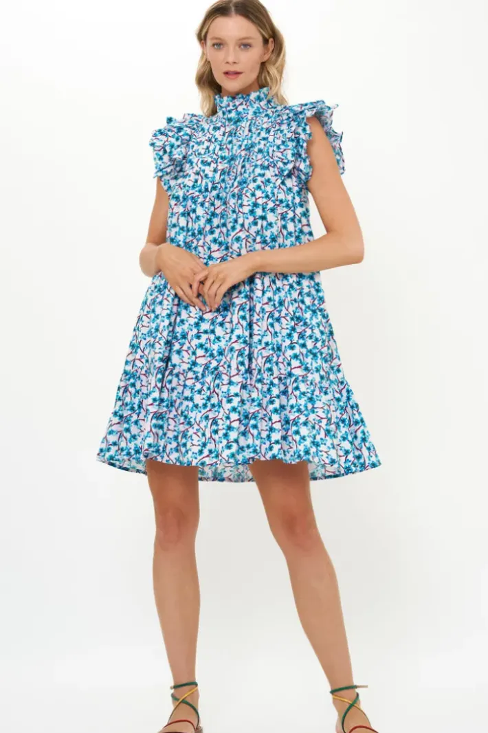 Discount Pintuck Ruffle Mini- Lingon Wine Short & Mini Dresses|Dresses
