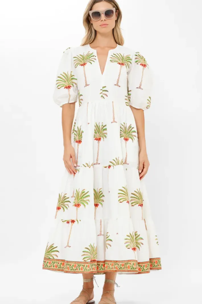 New Puff Sleeve Maxi- Canary Green Maxis|Dresses