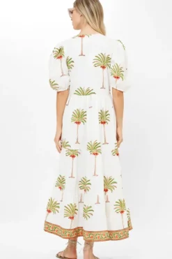 New Puff Sleeve Maxi- Canary Green Maxis|Dresses