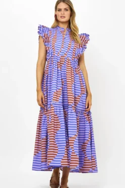 Discount Scallop Pintuck Maxi- Haring Peri Maxis