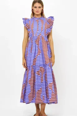 Discount Scallop Pintuck Maxi- Haring Peri Maxis