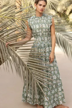 Discount Sleeveless Smocked Maxi- Ivy Olive Maxis|Dresses