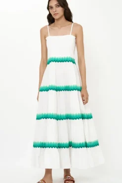 Best Smocked Back Maxi- Pacifica Aqua Maxis|Dresses