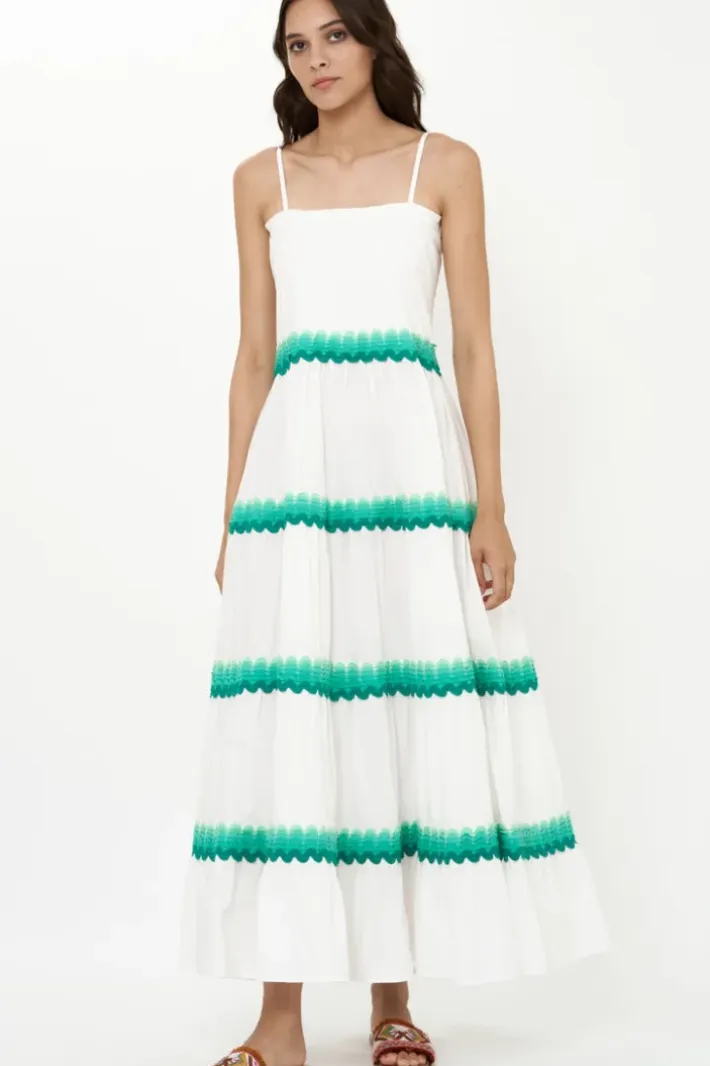 Best Smocked Back Maxi- Pacifica Aqua Maxis|Dresses