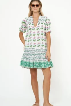 Smocked Drop Mini- Bloom Lilac Short & Mini Dresses|Dresses