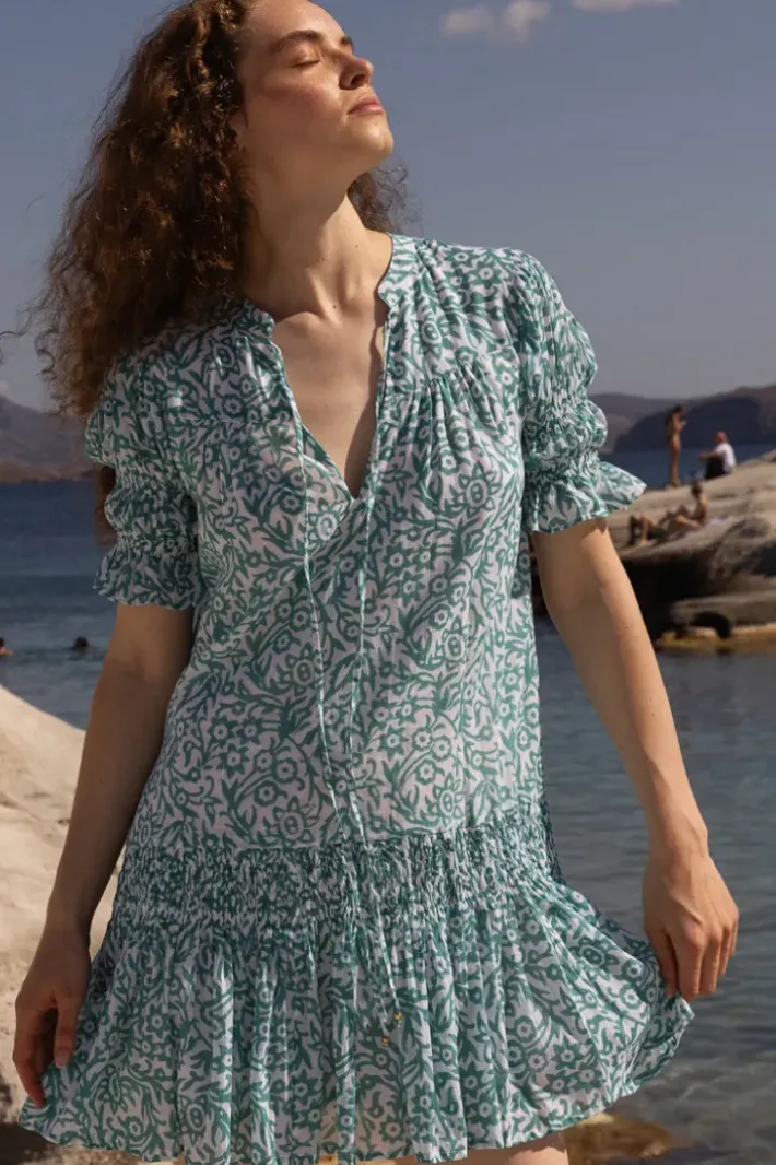 Best Smocked Drop Mini- Cypress Jade Short & Mini Dresses|Dresses