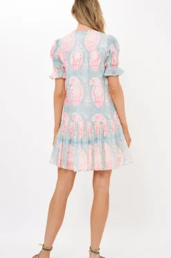 Hot Smocked Drop Mini- Samode Green Short & Mini Dresses|Dresses