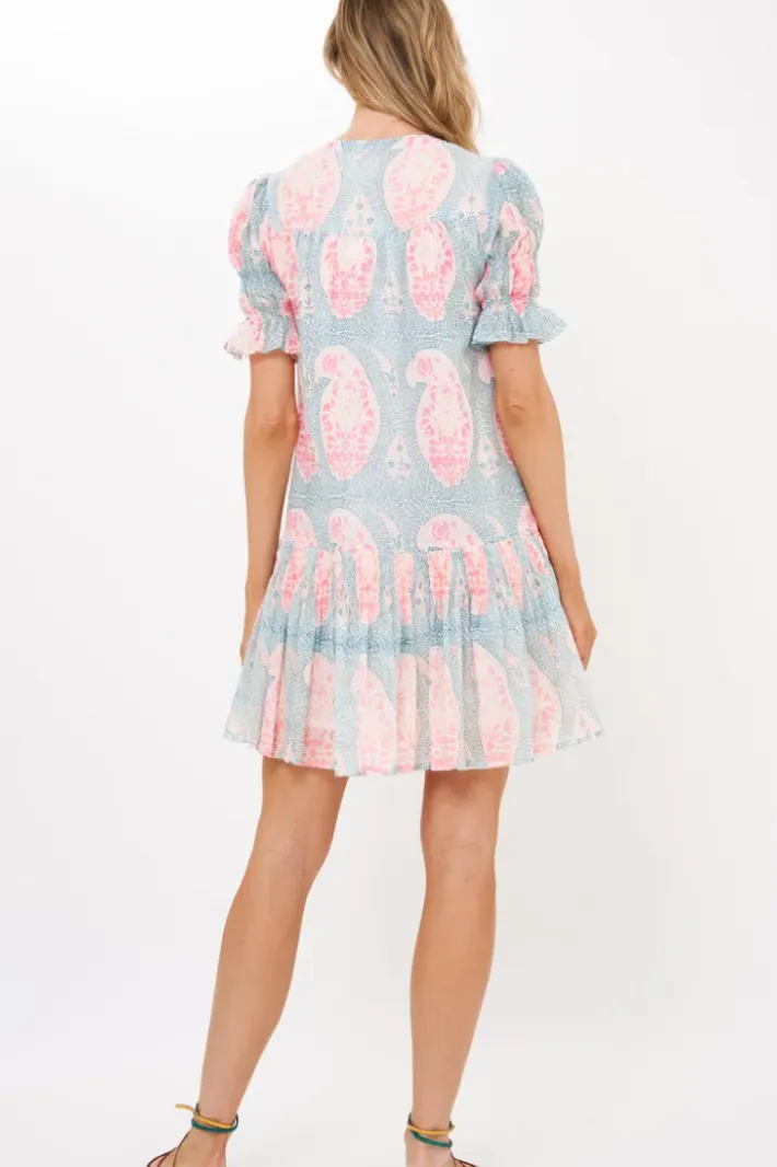 Hot Smocked Drop Mini- Samode Green Short & Mini Dresses|Dresses