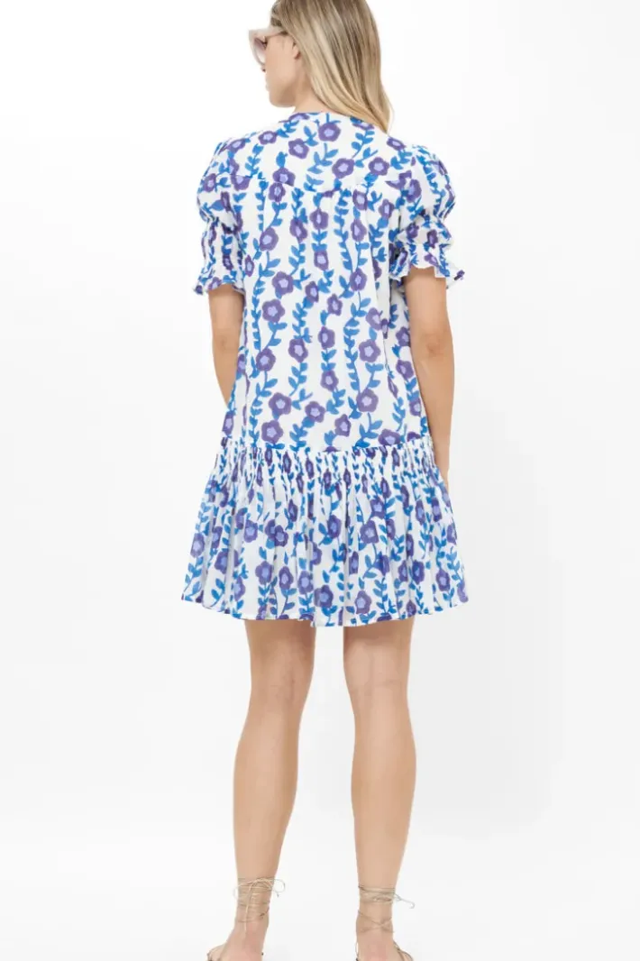 Online Smocked Drop Mini- Toscana Blue Dresses|Short & Mini Dresses