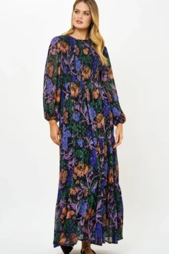 Online Smocked Top Maxi- Turin Peri Maxis