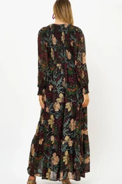 Sale Smocked Top Maxi- Turin Wine Maxis