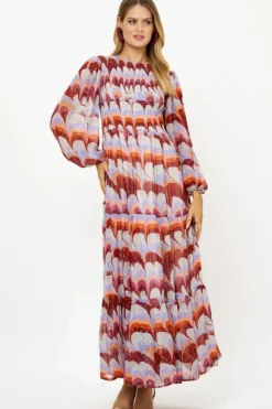 Outlet Smocked Top Maxi- Venice Cognac Maxis