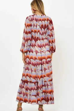 Outlet Smocked Top Maxi- Venice Cognac Maxis