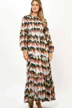 New Smocked Top Maxi- Venice Lime Maxis
