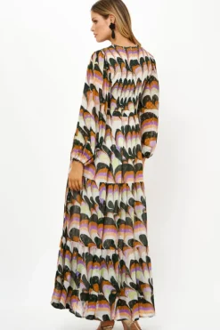 New Smocked Top Maxi- Venice Lime Maxis