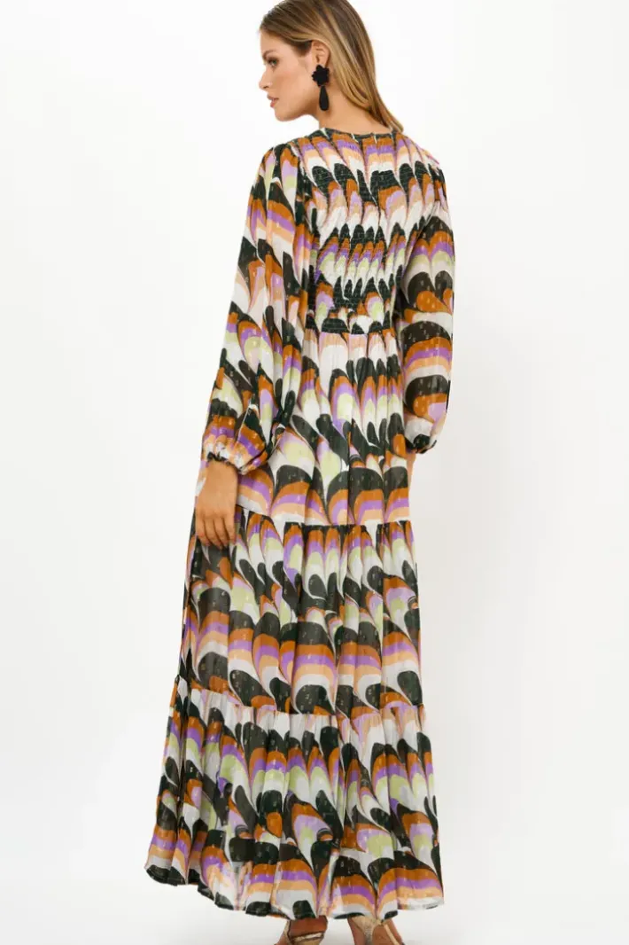 New Smocked Top Maxi- Venice Lime Maxis