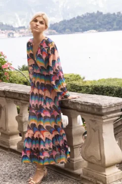 Online Tie Back Maxi- Venice Blue Maxis