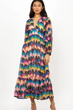 Online Tie Back Maxi- Venice Blue Maxis