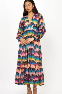 Online Tie Back Maxi- Venice Blue Maxis