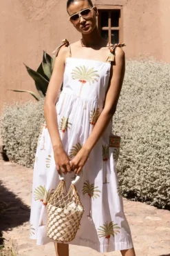 Hot Tie Strap Pocket Midi- Canary Green Midis|Dresses